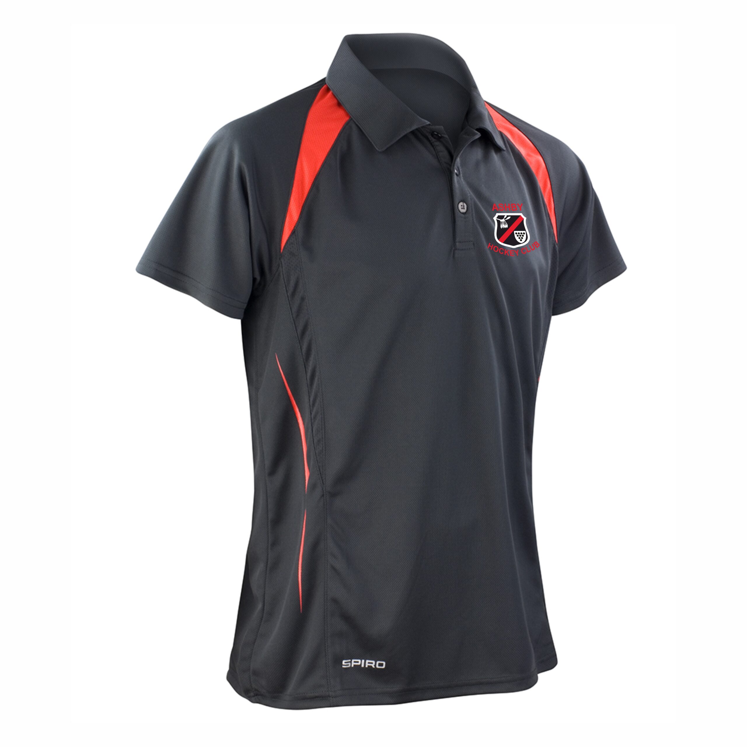 Mens Playing Shirt Black Red Front scaled