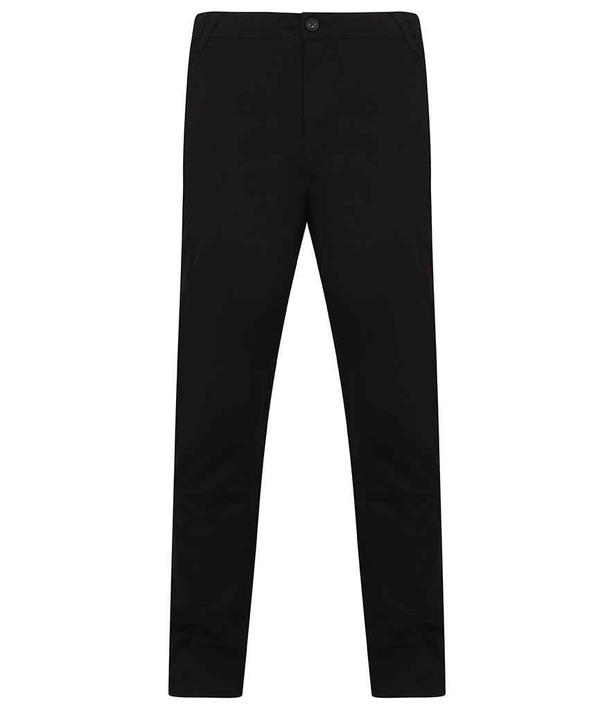 Henbury Stretch Flex Waistband Chino Trousers