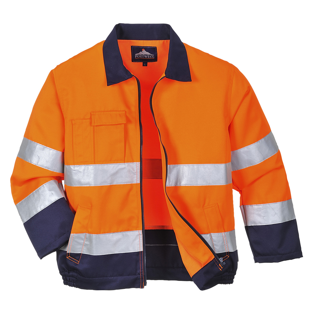 Madrid Hi-Vis Contrast Bomber Jacket